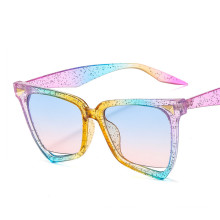 Hot Sale Fluorescence Cat Eye Sun Glasses Women Fashion Sunglasses 2019